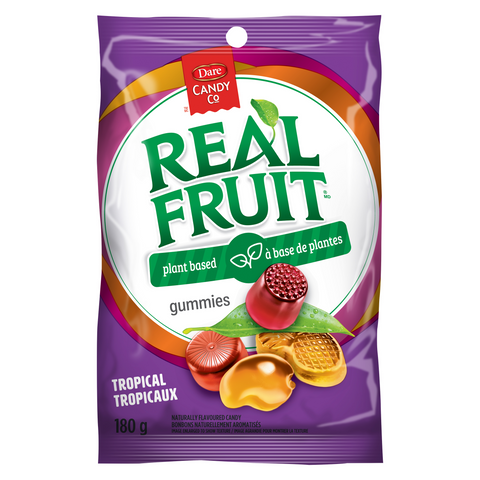 Dare Real Fruit Tropical Gummies 9x180g (121140)