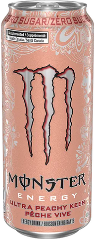 Coke Monster Ultra Peachy Keen 12x444ml (COKEM) (411996)