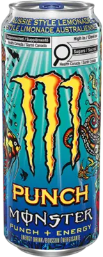 Coke Monster Aussie Lemonade 12x444ml (COKEM) (411997)