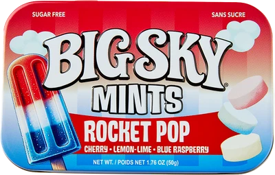 Big Sky Mints Rocket Pop 6x50g Tray (30000)