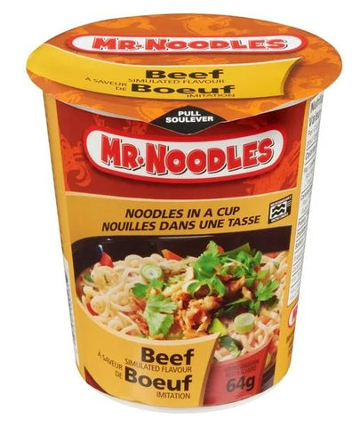 Mr Noodles Cup Beef 12x64g