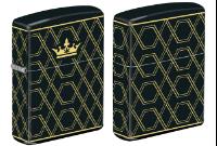 Zippo Black Obsidian Geometric (218-116129)  (L1004)