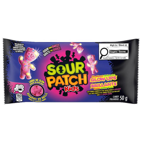 Maynards Sour Patch Kids Glow Ups 18x50g x 6/case (126871) (CADBAR)