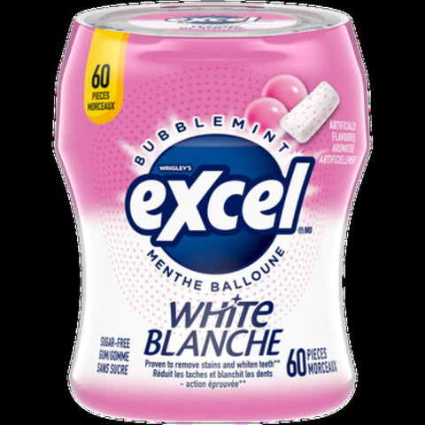 Excel Bottles White Bubblemint  6x60pcs x 4/case (133268)