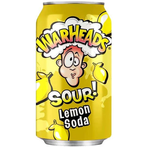 Warheads Soda Sour Lemon  12x355ml