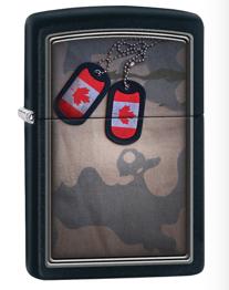 Zippo Souvenir Canada Dog Tag Camo (218-078232)