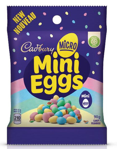 Cadbury Micro Mini Eggs 15x90g x 6/case (121737)(CADE)