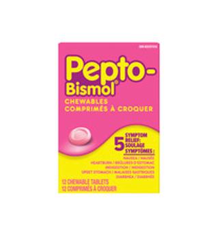 Pepto Bismol Chewable Tab 12 x 24/case (120232)