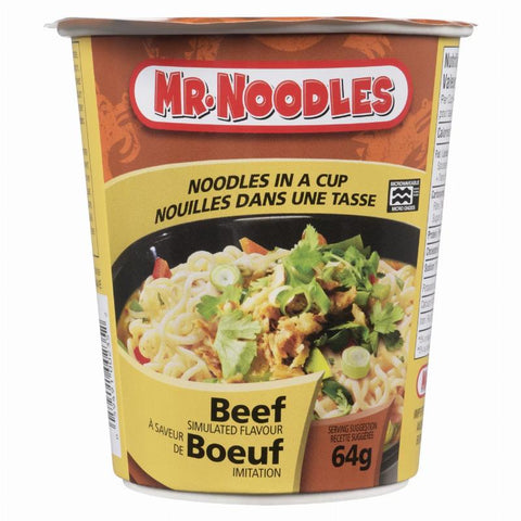 Mr Noodles Cup Beef 12x64g