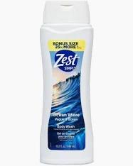 Zest Simply Ocean Wave Body Wash 12x449ml