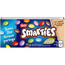 Nestle Smarties Share Size 24x75g ( NBK )x 4 per case