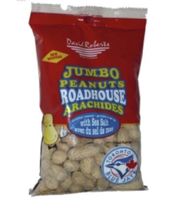 David Robert's Salted Peanuts in the Shell Blue Jays 24x200g