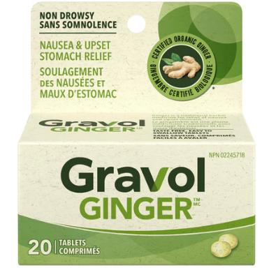 Gravol Ginger Tablets 20x500mg (PHR01870)