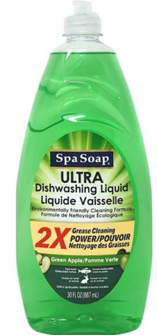 SpaSoap Dishwash Green Apple  12 x887 ML
