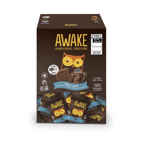 Awake Milk Chocolate Bites Changemaker 50count (127678)