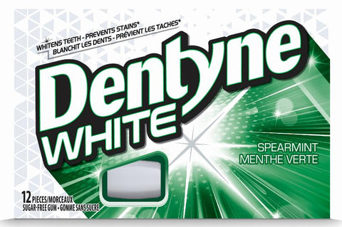 PVM Dentyne White Spearmint 12pc x 18/case (125642)