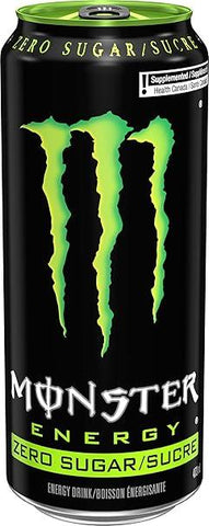 Coke Monster Green Energy Zero Sugar 12x473ml (COKEM) (137887)