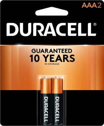 Duracell Coppertop AAA 2 PACK (10132)