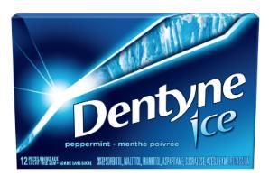 PVM Dentyne Ice Peppermint 12pc x 18/case (125650)