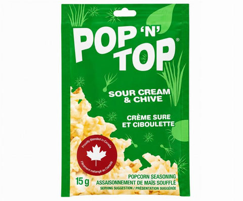 Pop N Top Sour Cream & Chives 250x15g (367141)