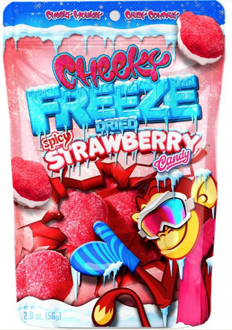 Cheeky Freeze Dried Spicy Strawberry 2.7oz x24 count
