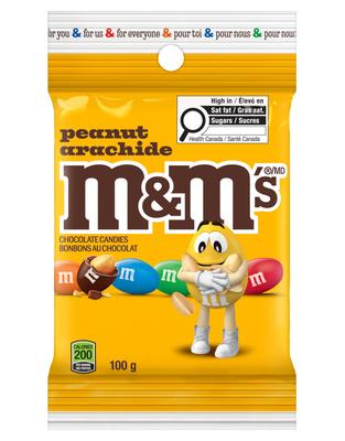 Mars M&M Peanut 24x100g  (MARCELLO) (124209)