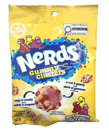 Nerds Gummy Clusters Cherry Lemonade 142g x 10 (30009302)