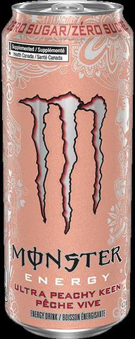 Coke Monster Ultra Peachy Keen 12x444ml (COKEM) (411996)