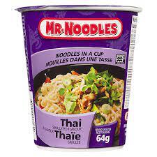 Mr Noodles Cup Thai 12x64g