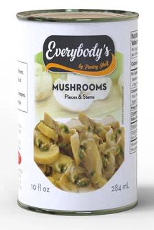 Pantry Shelf Mushroom Pieces and Stems 24x10oz (284ml) (257217)