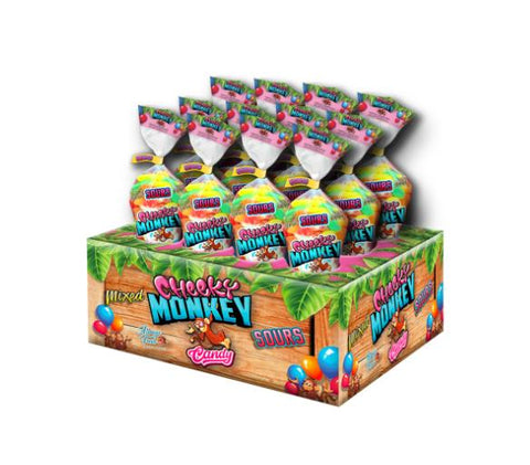 Cheeky Monkey Gummy Candy Sour  Cones  12's