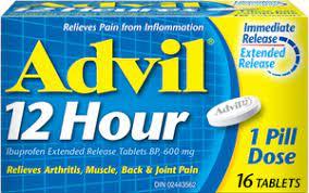 Advil 12 Hour Ibuprofen 16x600mg x36/case
