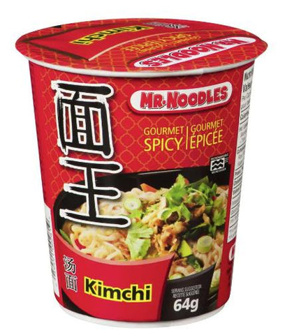 Mr Noodles Cup Kimchi 12x64g