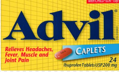 Advil Caplets 24x200mg x 72/case (120421)