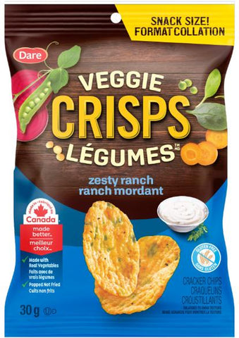 Dare Veggie Crisps Zesty Ranch 30g x 8 (126895)