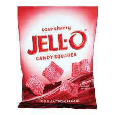 Jello Cherry Squares 12x127g x 12/case (31088882)