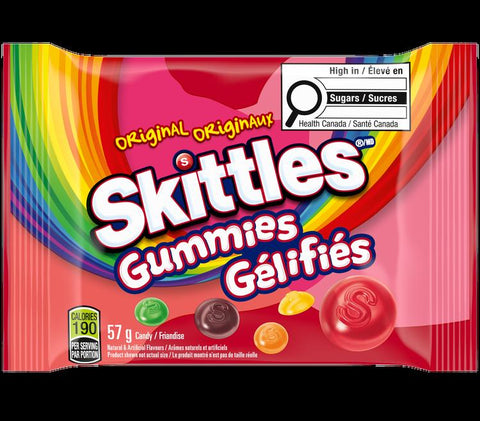 Skittles Gummies Original  18x48g x8/case (121742)