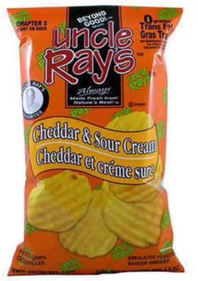 Uncle Ray's Sour and Ched 10x130g (0859)