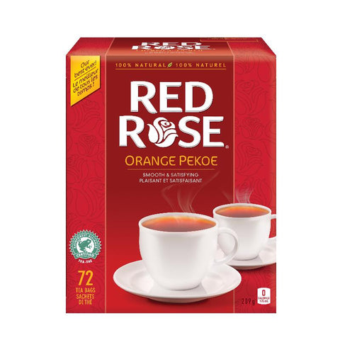 Red Rose Tea Orange Pekoe 72s x 12 per case