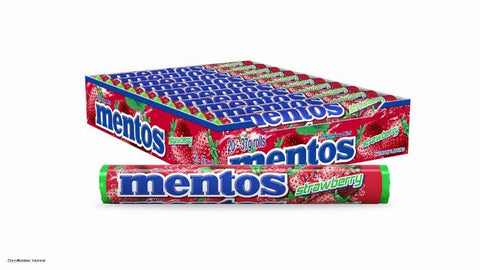 Mentos Strawberry  20x37g x 16/case (126068)