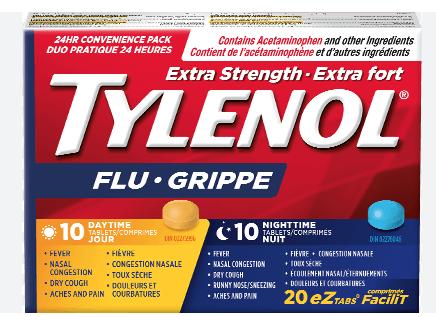 Tylenol Flu ES DT/NT Combo 10 + 10 (10586)