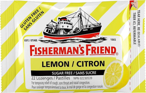 Fishermans Friend Lemon Sugar Free 8 x 36 (FF013)