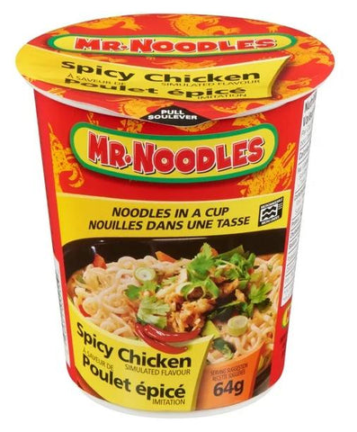 Mr Noodles Cup Spicy Chicken 12x64g