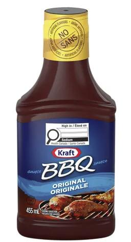 Kraft Heinz BBQ Sauce Original 10x455ml (SAU0201)
