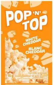 Pop N Top White Cheddar 24x15g