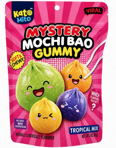 Mystery Mochi Bao Gummy Tropical Mix 85g x 12 (6545)