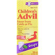 Advil Children's Fever Liquid Grape 24x100ml (120488 )