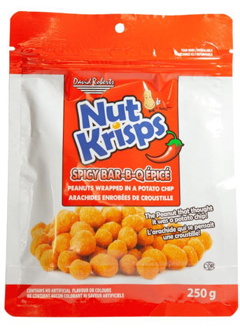 David Robert's Nut Krisp Spicy BBQ 12x250g