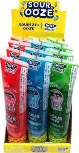 Sour Ooze Squeeze & Ooze Tubes 12's