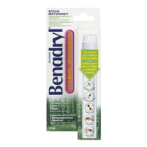 Benadryl Itch Stick 24x14g (101110)